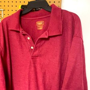 Foundry 4xlt 4xTall polo Red